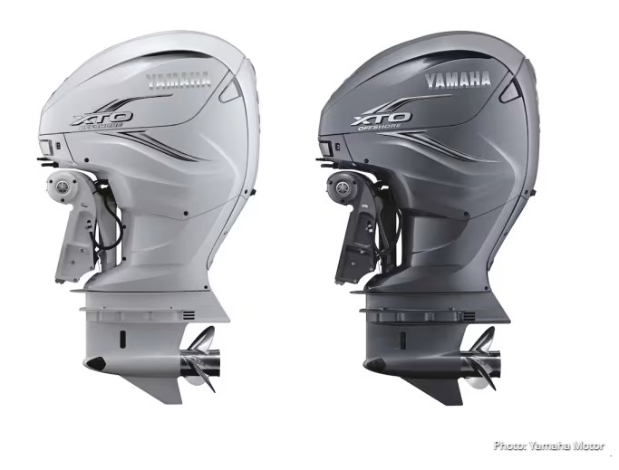 white and black yamaha outboards for offshore fishing